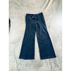 J. Jill Jeans Women's 12 Blue Dark wash Denim Full Leg Metropolitan